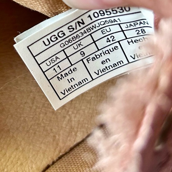 UGG Milo Satin Pink Sneakers Women’s size 11 - Picture 6 of 6